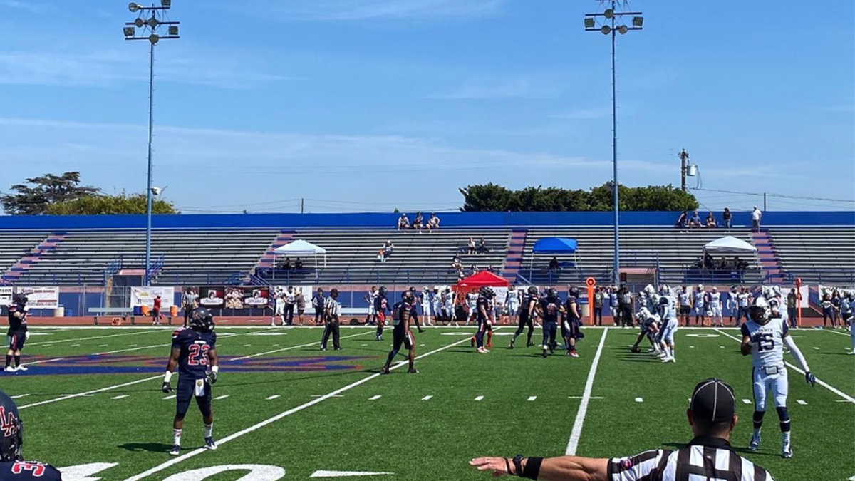 LAPD football game. 