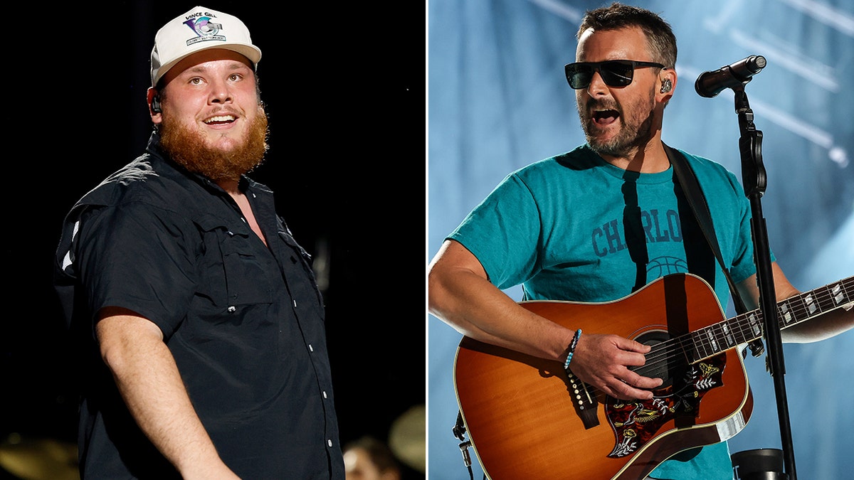 Luke Combs and Eric Church split