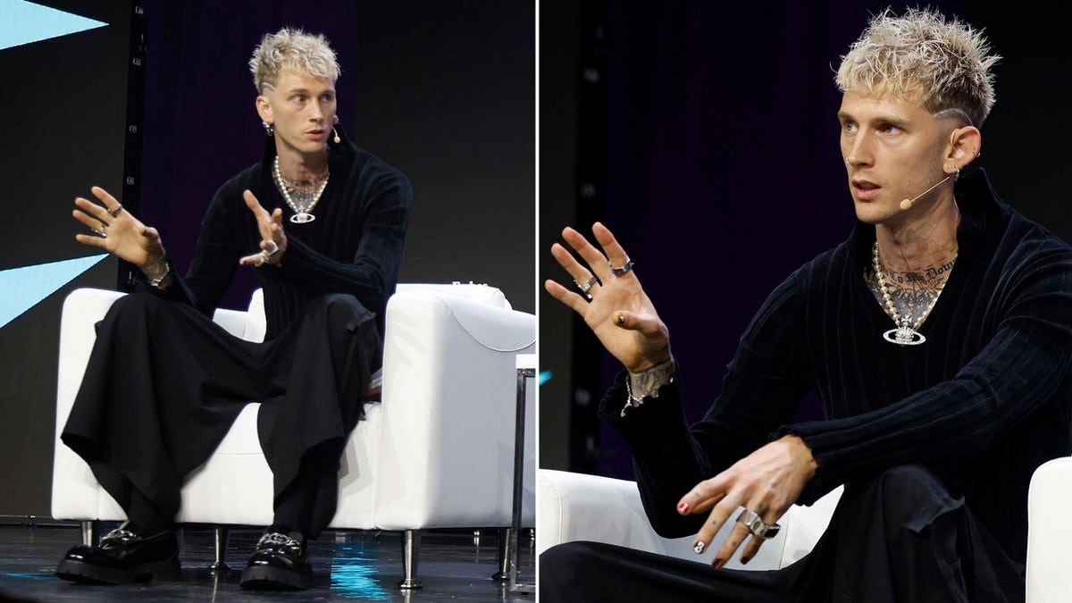 Machine Gun Kelly fan storms stage during panel discussion with musician: 'That was scary' Machine Gun Kelly discusses entrepreneurship on stage