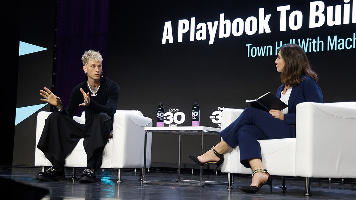 Machine Gun Kelly had a conversation with Kristin Stoller at Forbes Summit