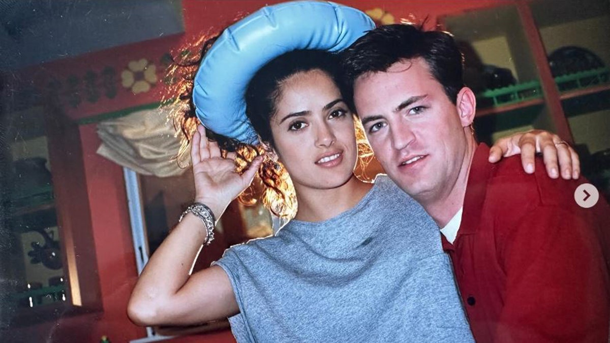 Salma Hayek and Matthew Perry