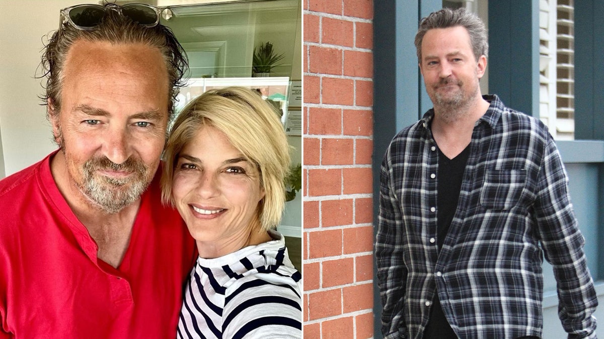 Matthew Perry and Selma Blair and Perry split