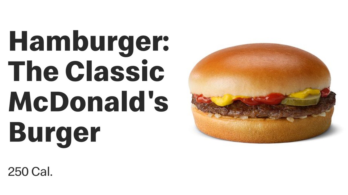 mcdonalds calssic hamburger