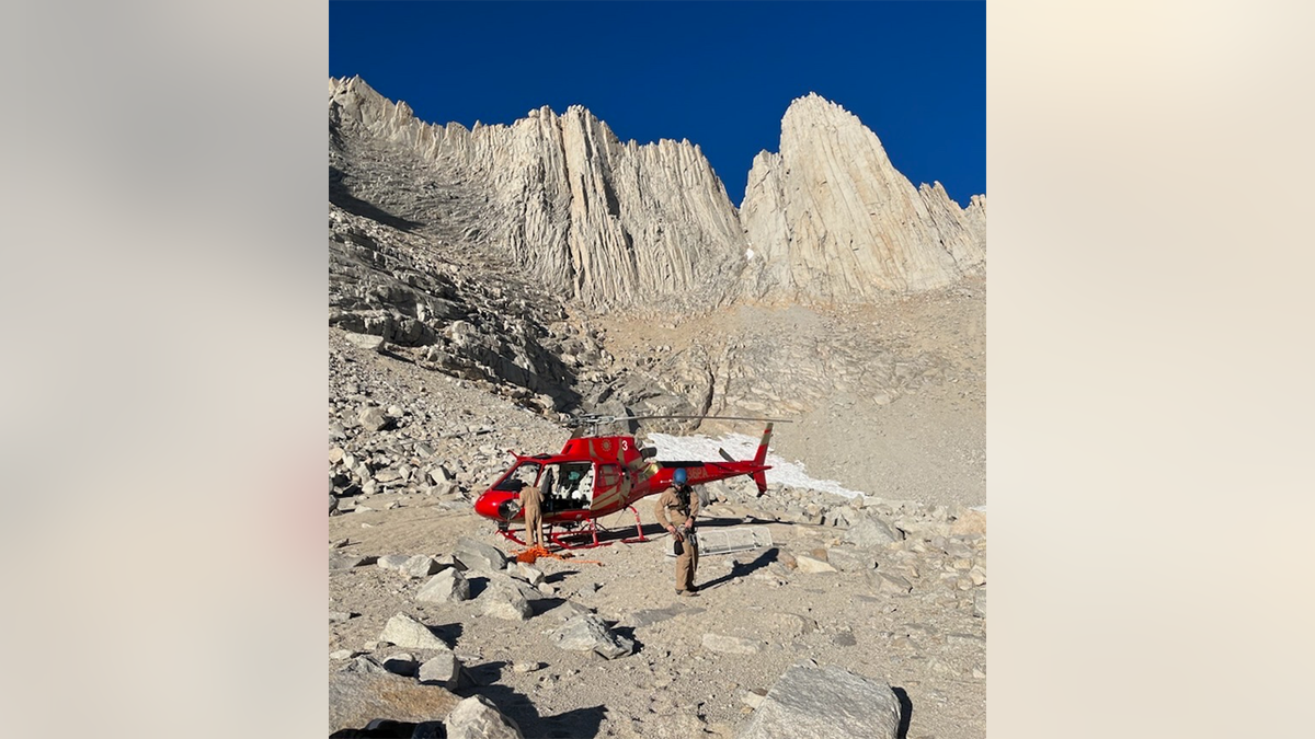 helicopter rescue on Mt Whitney