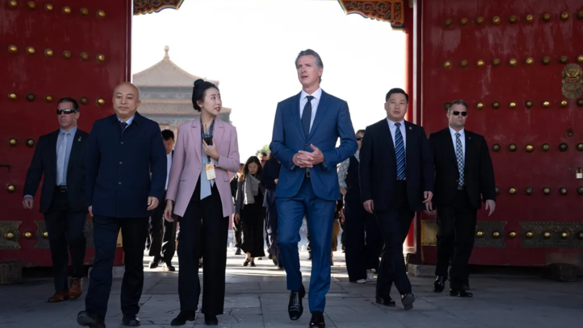 Newsom in China