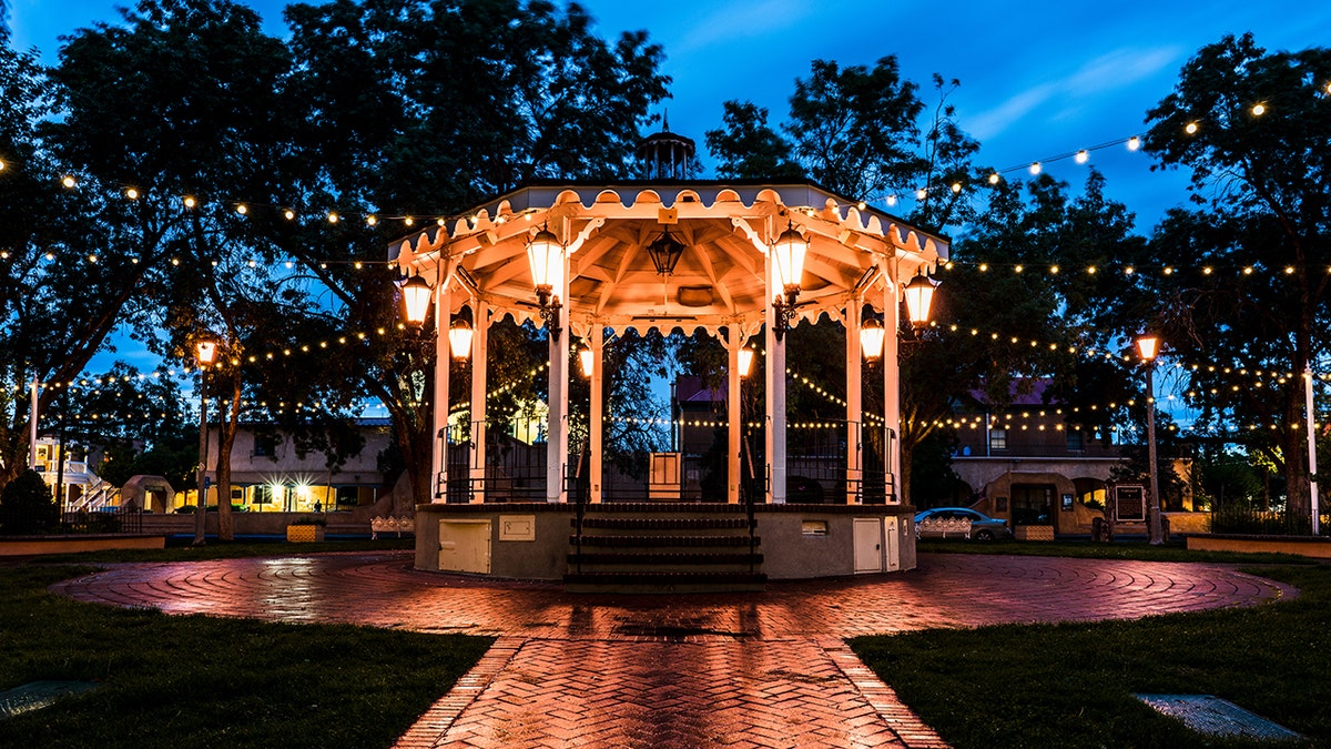 haunted mansion ghost costume Visit Albuquerque ghost tour gazebo