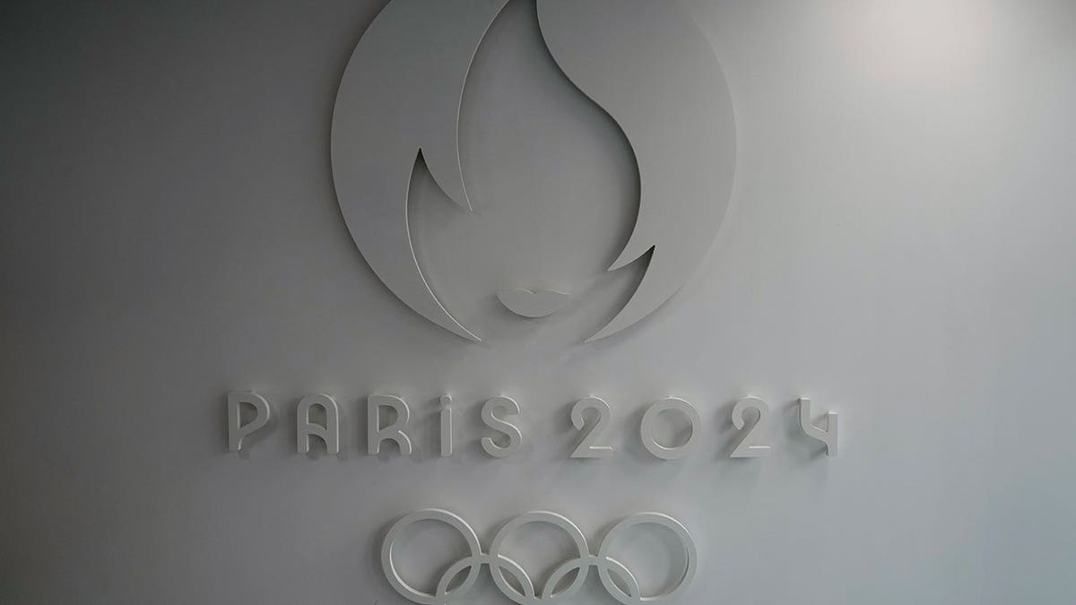 2024 Paris Olympics' sign