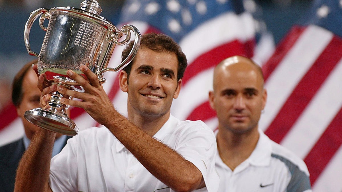 Pete Sampras wins the US Open in 2002