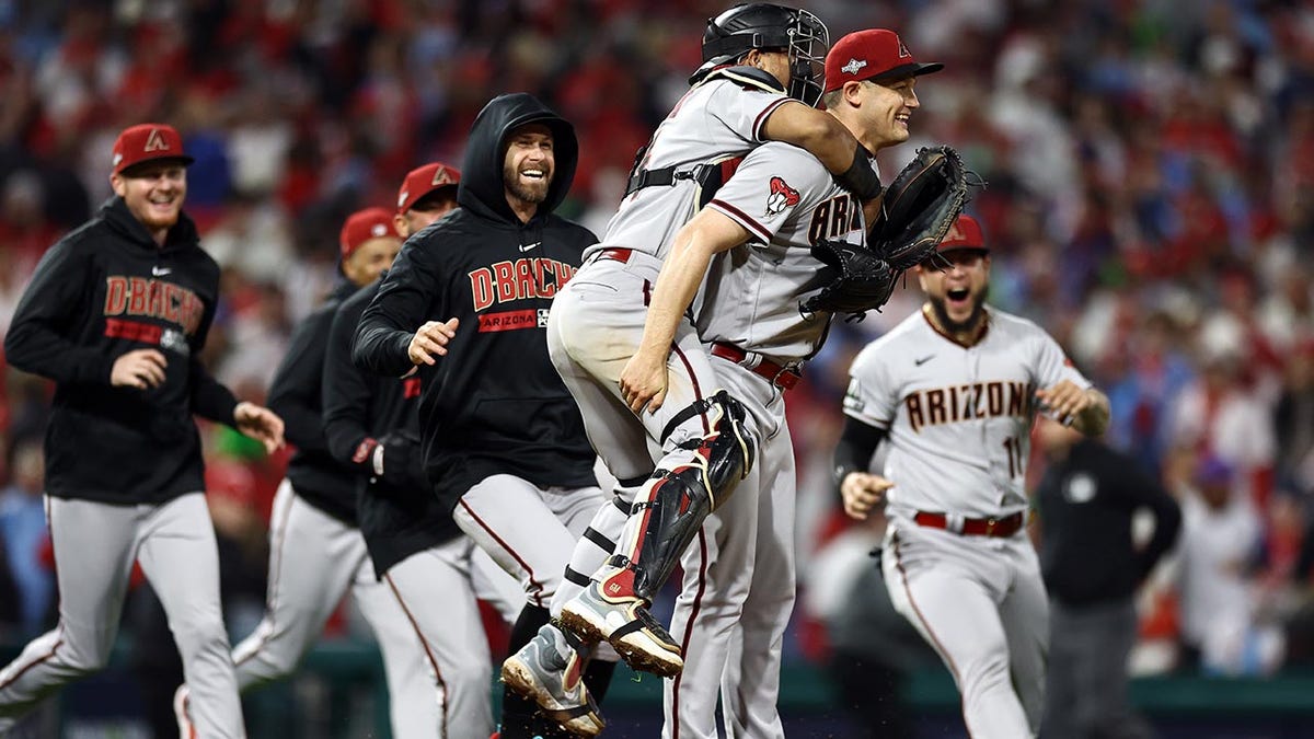 D Backs after winning NLCS