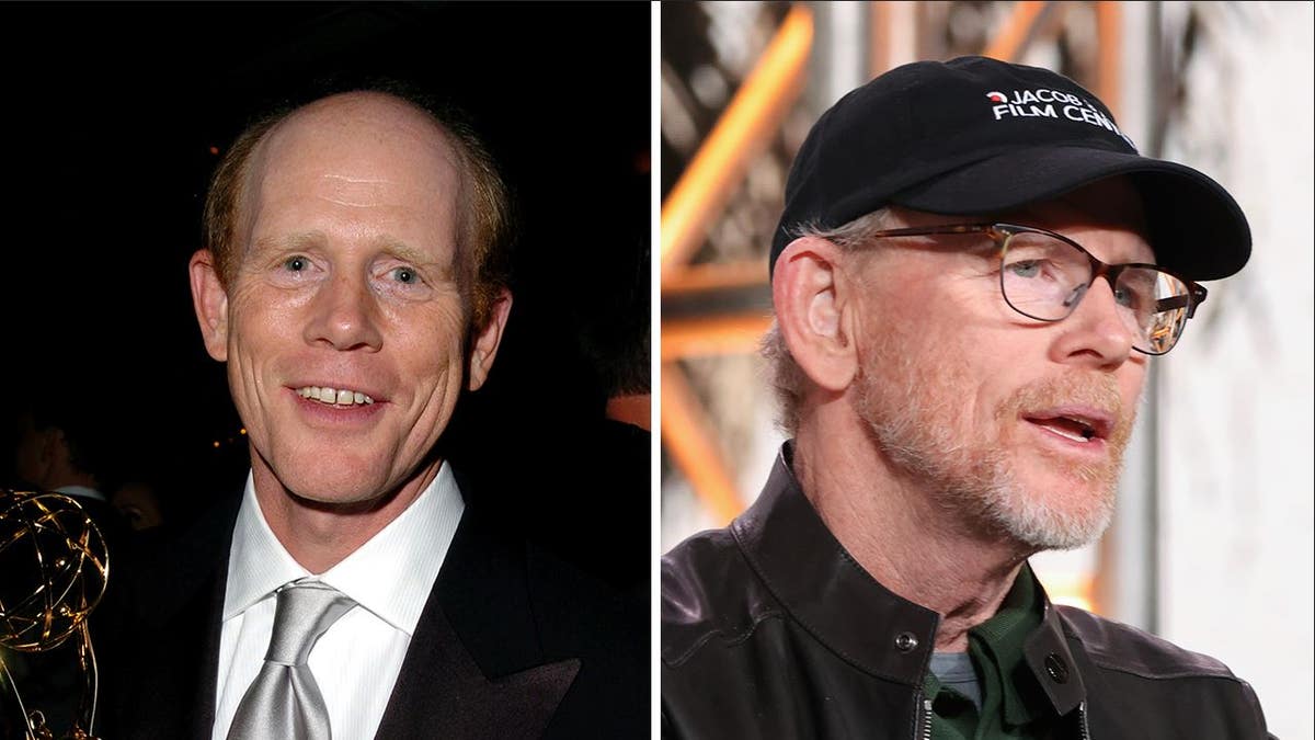 Ron Howard in 2004 and 2023