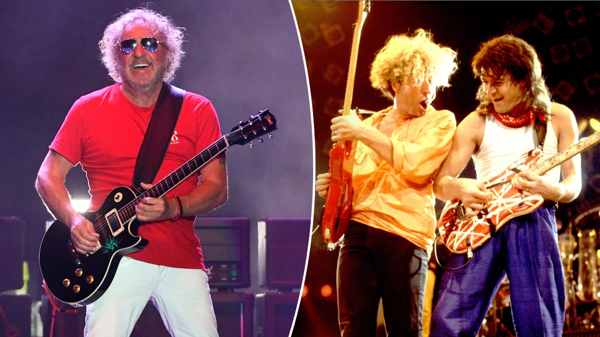 Sammy Hagar then and now with Eddie Van Halen