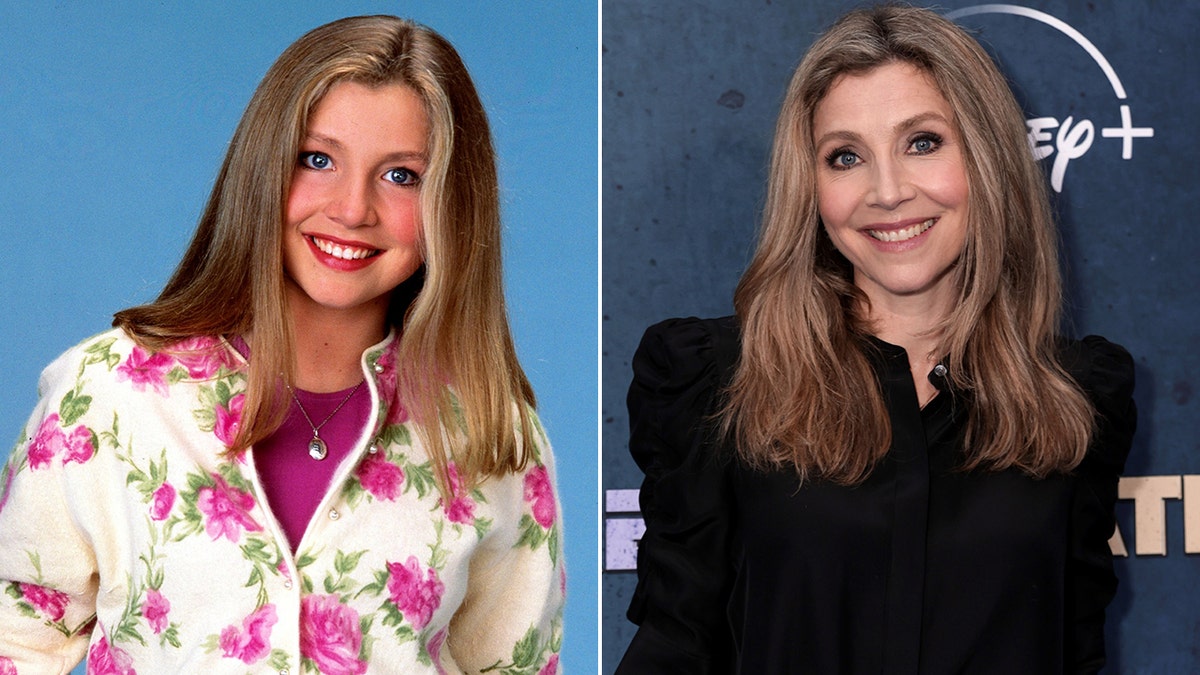 Sarah Chalke then and now split