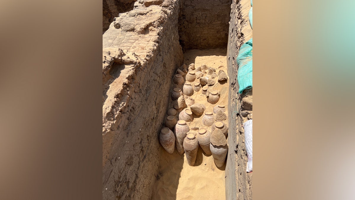 sealed jars of wine from Egyptian tomb