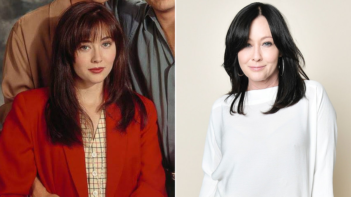 Shannen Doherty then and now split
