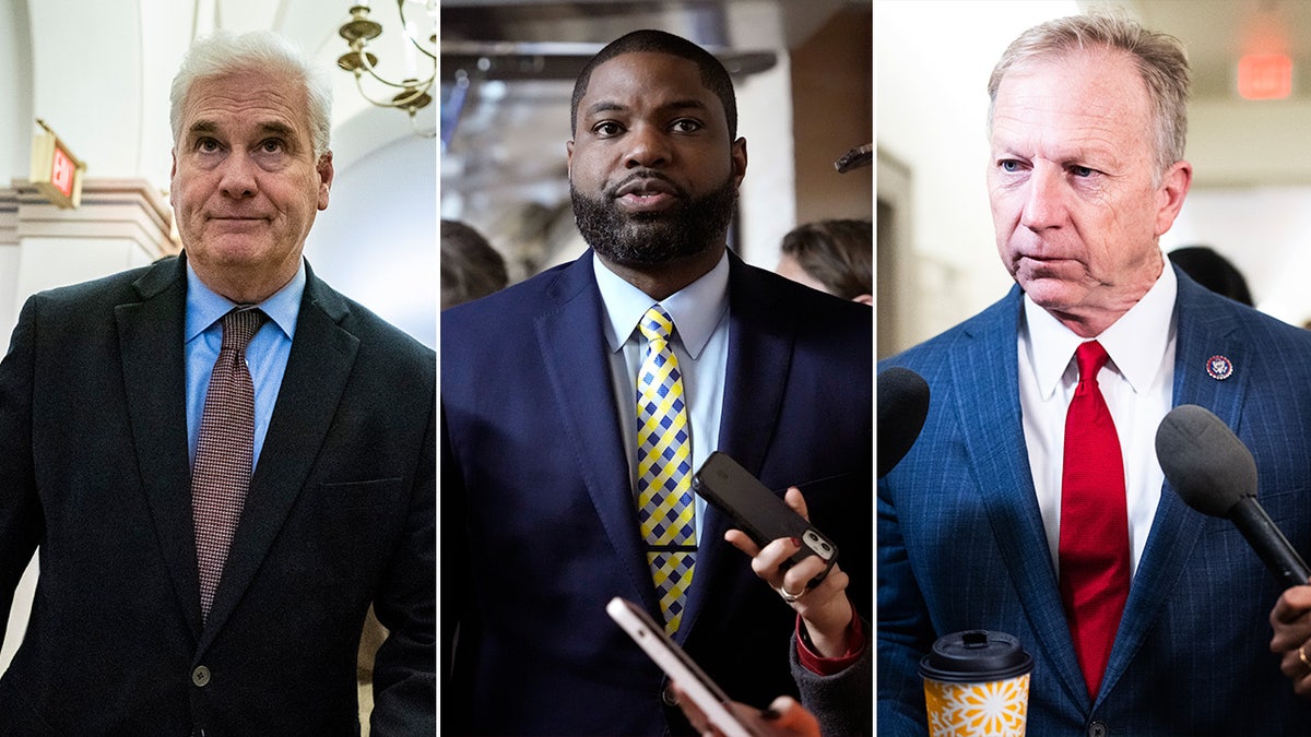 speaker candidates Tom Emmer, Byron Donalds, Kevin Hern split