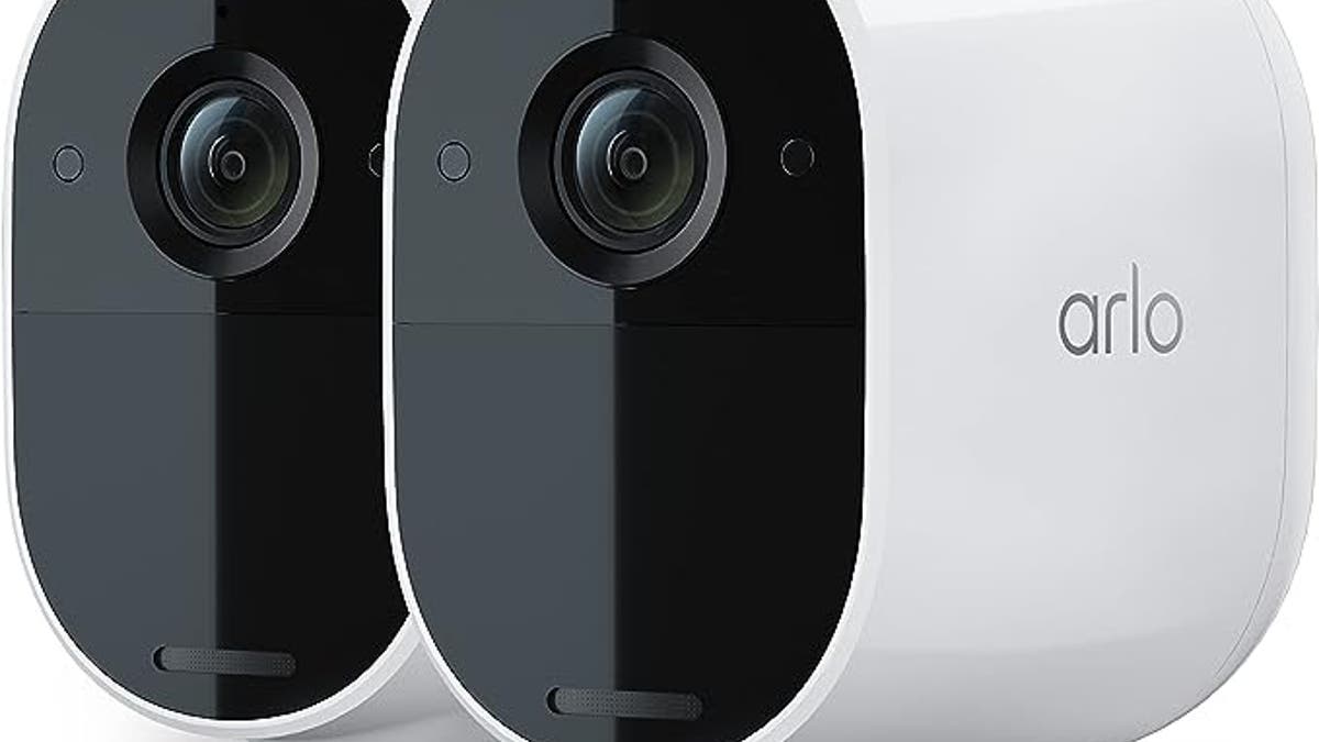 Arlo Essential Spotlight Camera - 2 Count (Pack of 1)