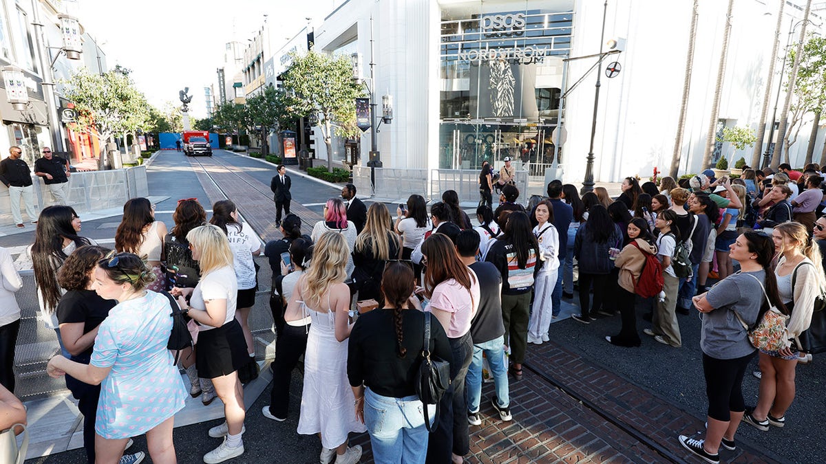 Taylor Swift Eras Tour causes commotion at The Grove in LA