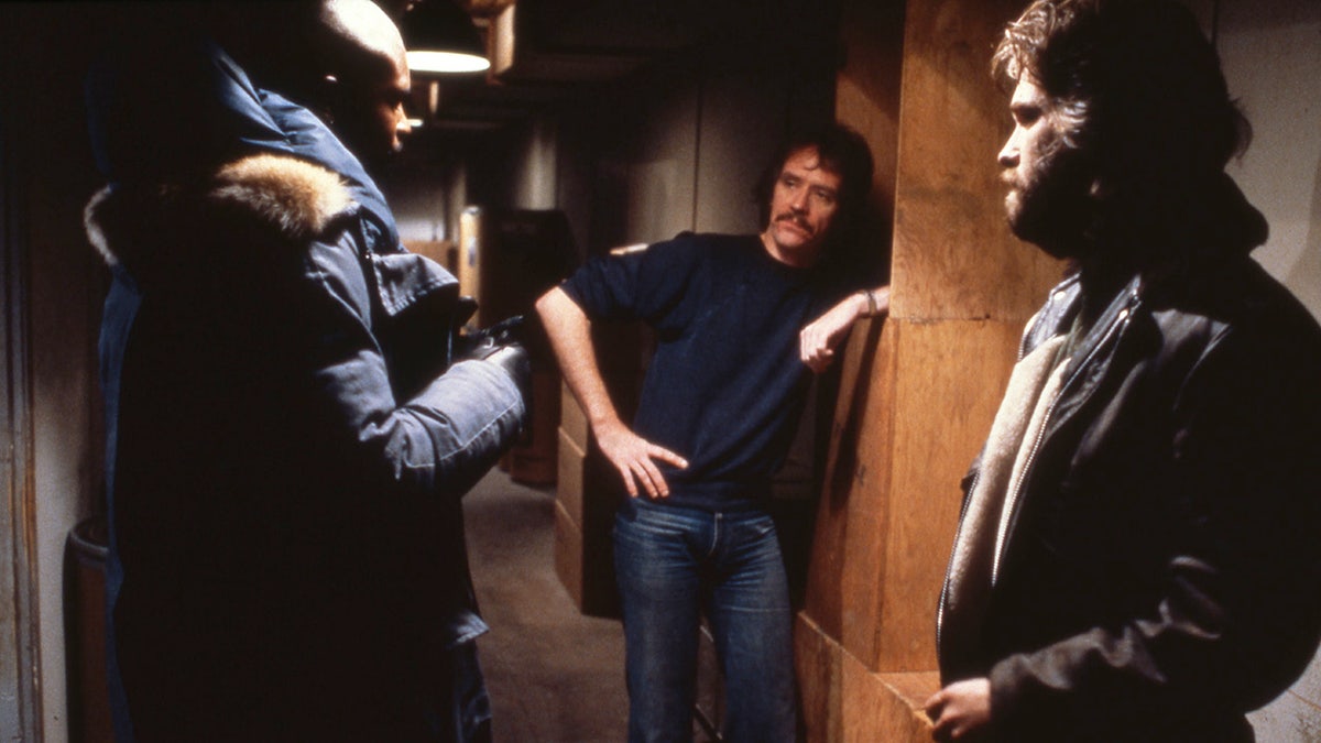 John Carpenter on "The Thing" set