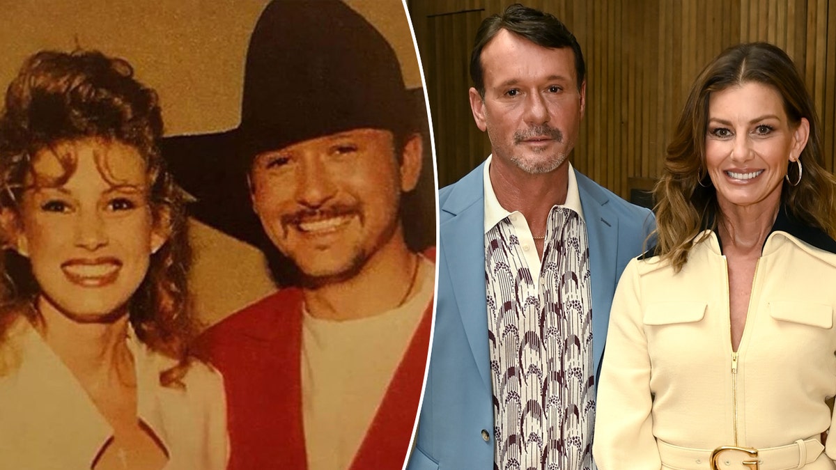 Tim McGraw and Faith Hill then and now split
