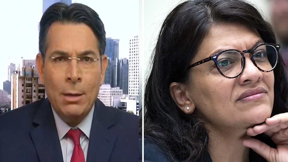 photo of Danny Danon and Rashida Tlaib