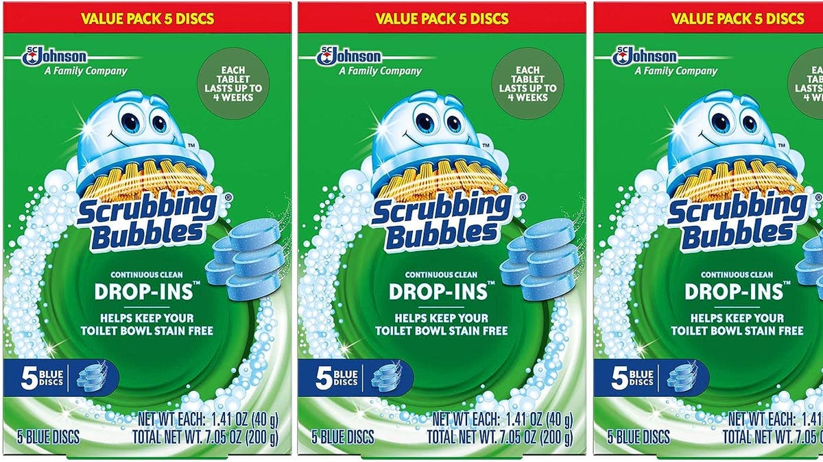 Scrubbing Bubbles Limpieza Continua Drop-Ins Pastilla limpiadora de WC