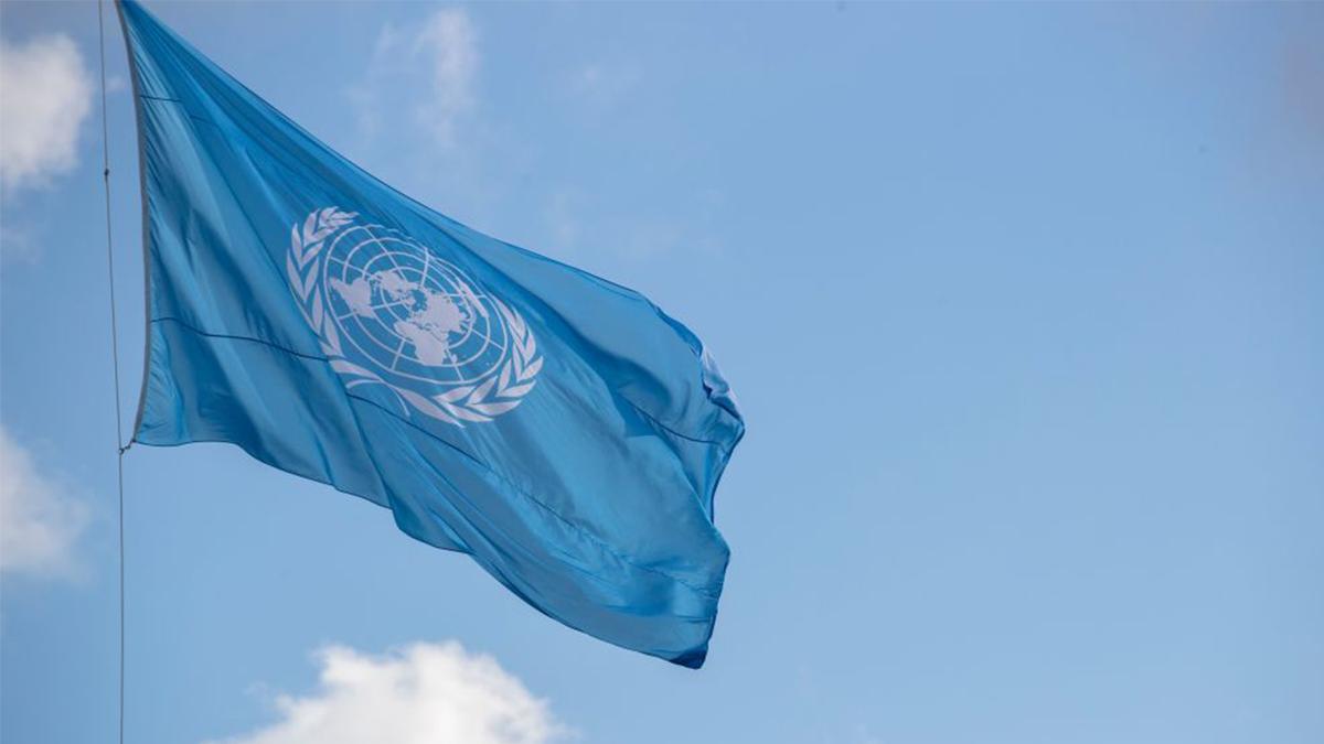 U.N. flag