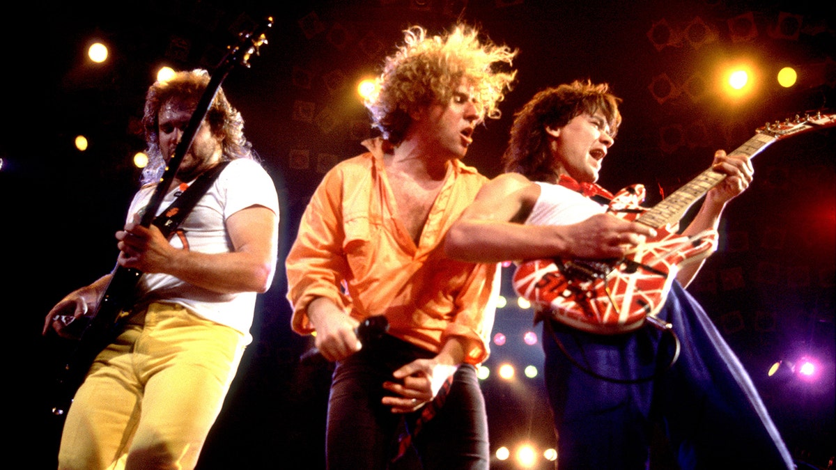 Van Halen band on stage