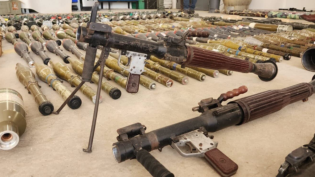 Weapons confiscated by IDF