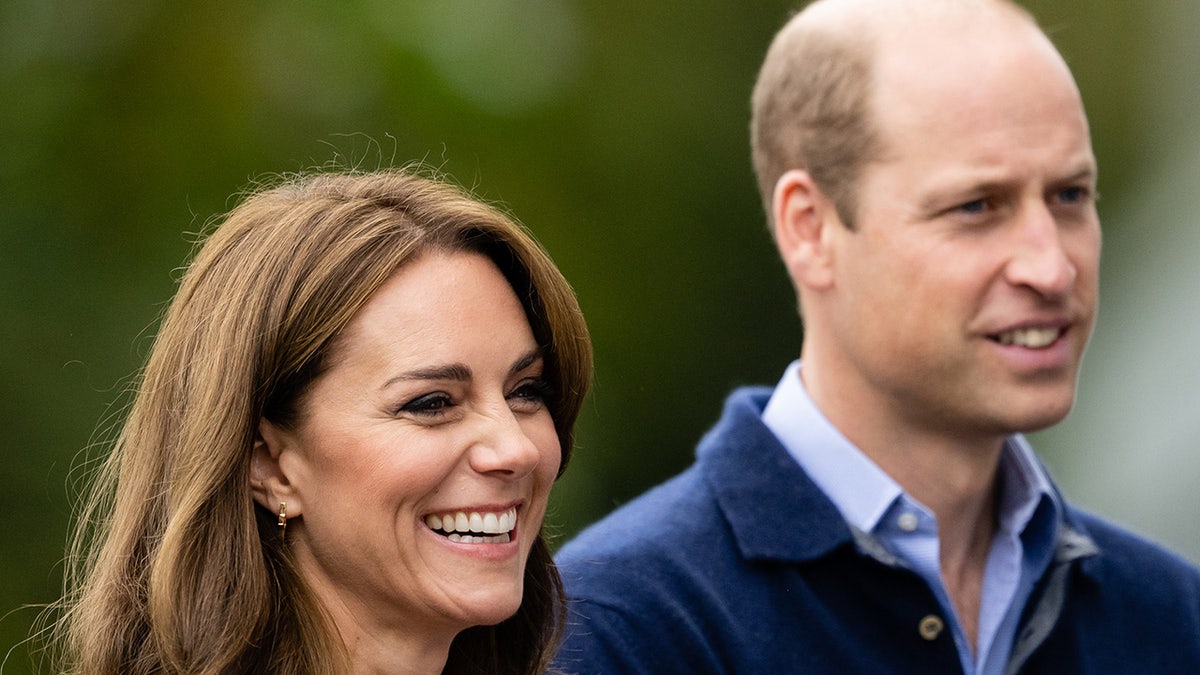 William and Kate smiling