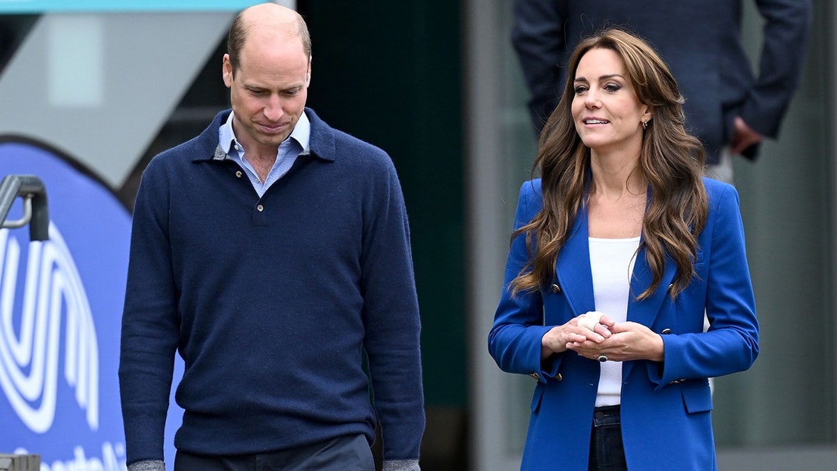 William and Kate in casual clothes