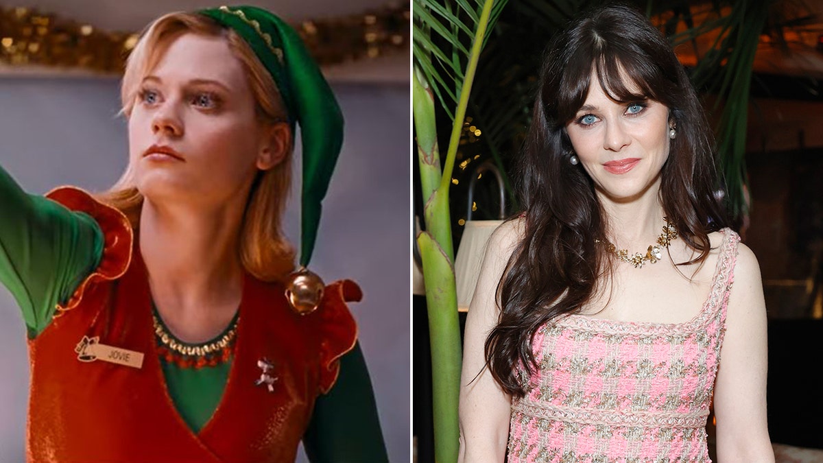 Zooey Deschanel then and now split