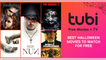 5 movie posters with Tubi logo - Watch the best Halloween movies for free