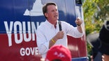 Virginia Gov. Glenn Youngkin addresses the crowd during an early voting rally Thursday Sep. 21, 2023, in Petersburg, Va. Every Virginia legislative seat will be on the ballot in the November election, and both parties see a possible path to a majority. (AP Photo/Steve Helber)