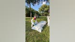 ZAKA volunteer near body bag