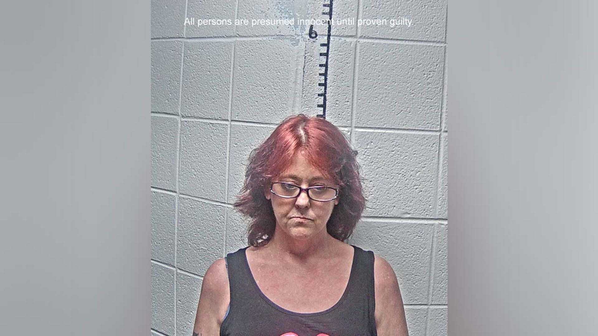 A mugshot of Tonya Blair