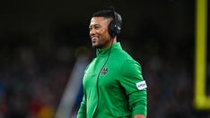 Notre Dame's Marcus Freeman flips script on reporter who coaches son in flag football, during press conference