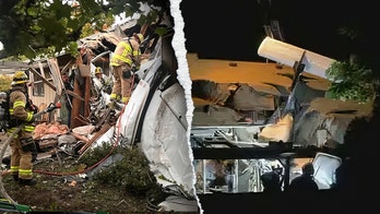 Small plane crashes through Oregon home, killing 2 on board
