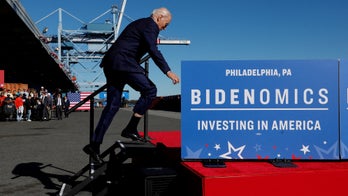 Biden draws groans, mockery for stairs stumble: 'Almost sandbagged again!'