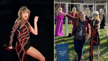 Mom's creepy-cool Taylor Swift Halloween display goes viral on TikTok
