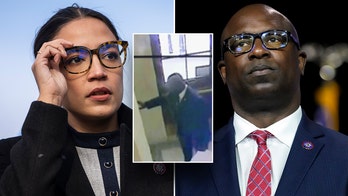 AOC defends Jamaal Bowman pulling fire alarm in ‘moment of panic,’ blasts GOP for 'protecting' George Santos