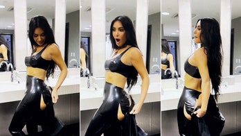 Kim Kardashian flashes butt during accidental and painful wardrobe malfunction