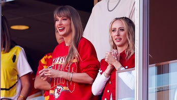 Taylor Swift thanks Brittany Mahomes for keeping her calm during intense Chiefs AFC title win