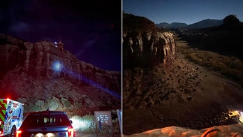 Utah climber rescued after getting stuck in cliff face crack for 12 hours
