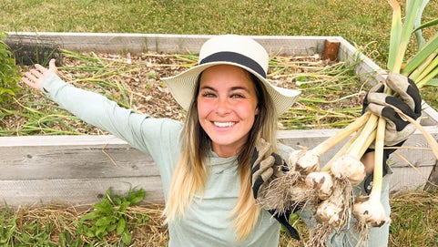 Woman preps Christmas dinner months in advance