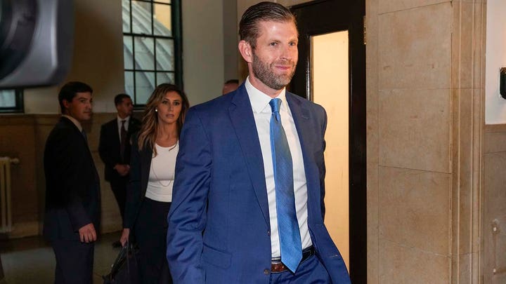 Eric Trump arrives at New York Supreme Court Eric Trump arrives at New York Supreme Court