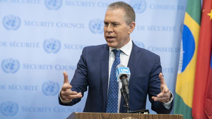 The Israeli Ambassador condemned the atrocities of Hamas and criticized the United Nations' silence. He said, "We will proudly walk alongside the Star of David until terrorists are denounced. We have vowed as a memorial that we will fight back for our defense."
