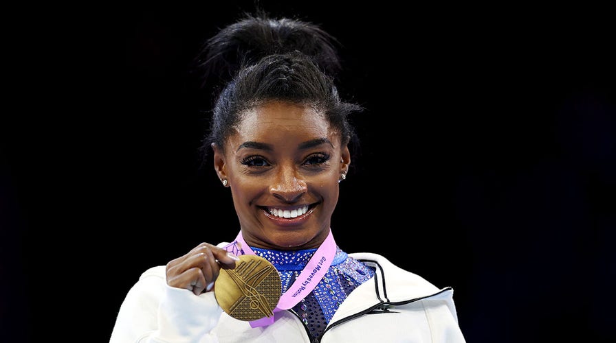 Spring's Simone Biles becomes world's most decorated gymnast in history  with 6th all-around title | khou.com