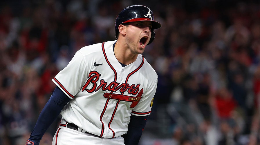 Two late home runs and an epic double play rally Braves for series tie  against Phillies - The Boston Globe