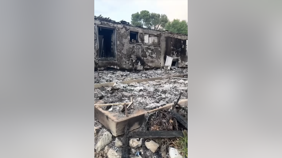 House burned down by Hamas attacks