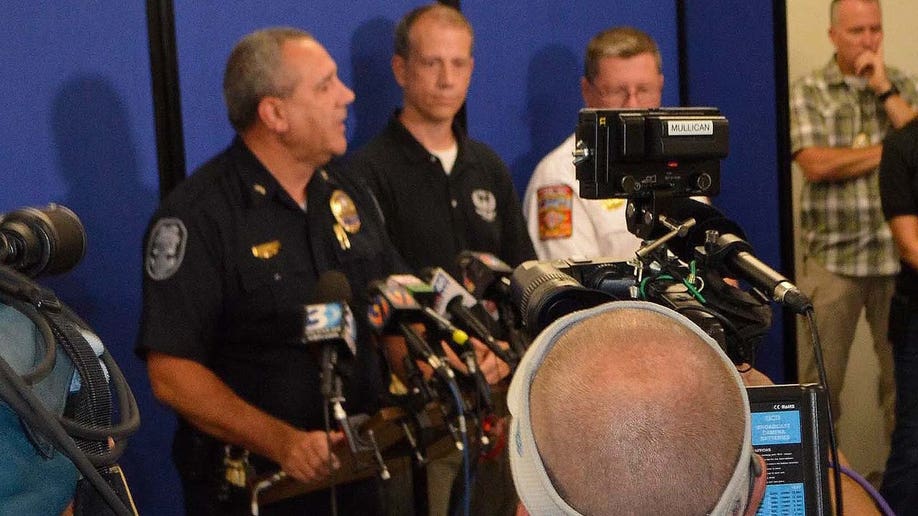Gastonia Police Department Chief Robert Helton speaks to the media regarding the disappearance of Maddox Ritch.